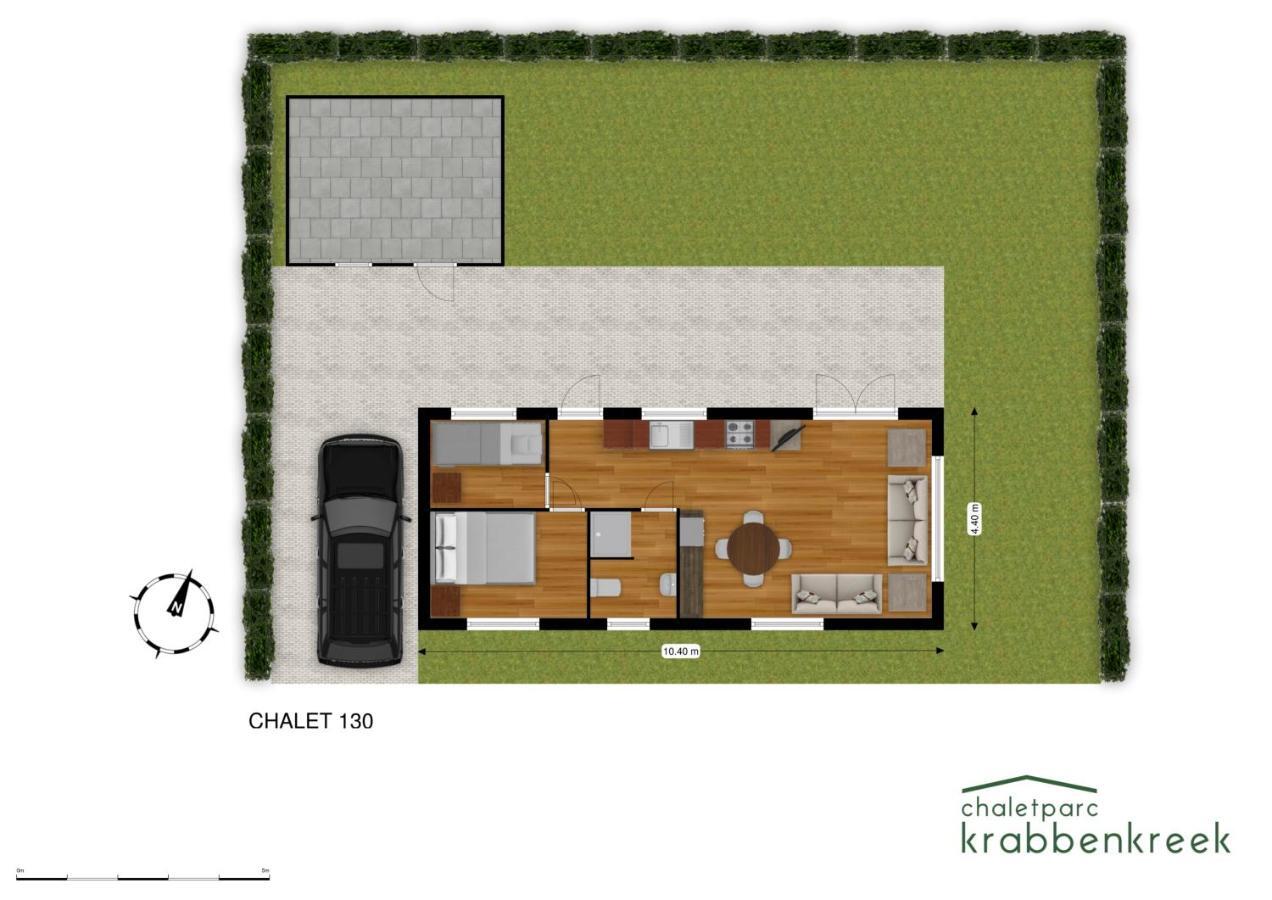 Chaletparc Krabbenkreek Zeeland - Chalet 130 Sint Annaland Exterior photo